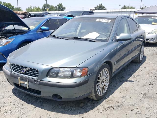 YV1RS61R822121846 - 2002 VOLVO S60 GREEN photo 2