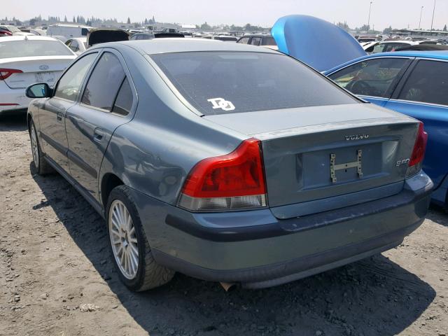 YV1RS61R822121846 - 2002 VOLVO S60 GREEN photo 3