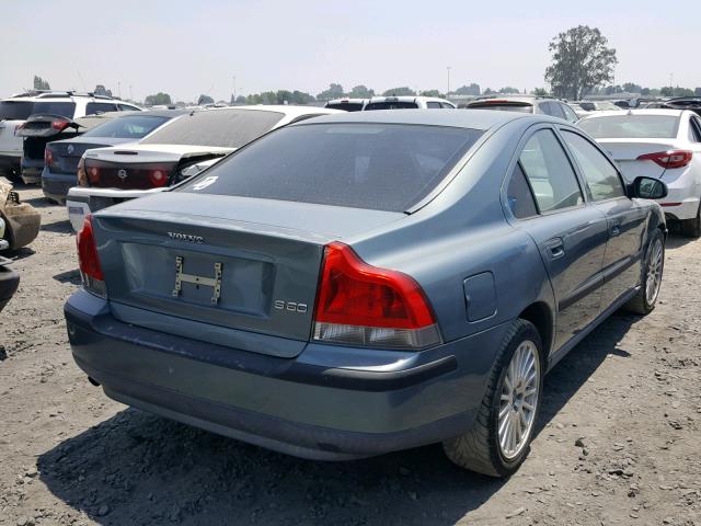 YV1RS61R822121846 - 2002 VOLVO S60 GREEN photo 4