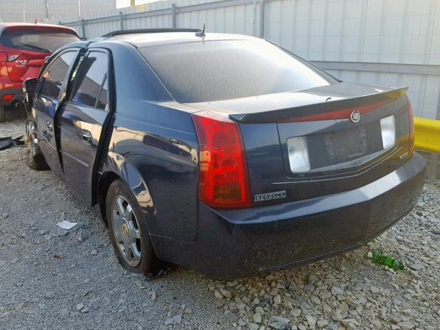 1G6DP567750153306 - 2005 CADILLAC CTS HI FEA BLUE photo 3