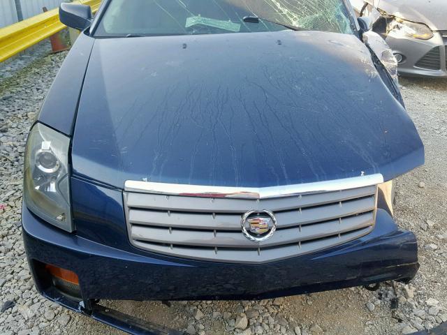 1G6DP567750153306 - 2005 CADILLAC CTS HI FEA BLUE photo 7