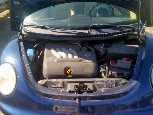 3VWCM31Y35M315691 - 2005 VOLKSWAGEN NEW BEETLE ლურჯი ფოტო 7