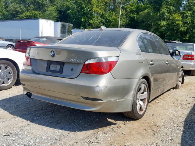 WBANA53524B848444 - 2004 BMW 525 I GRAY photo 4