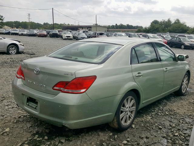 4T1BK36B17U218721 - 2007 TOYOTA AVALON XL GREEN photo 4