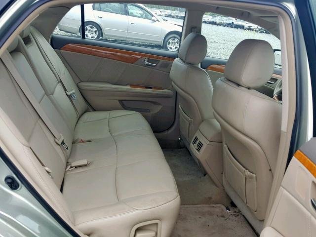 4T1BK36B17U218721 - 2007 TOYOTA AVALON XL GREEN photo 6