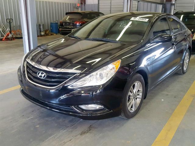 5NPEB4ACXDH675945 - 2013 HYUNDAI SONATA GLS BLACK photo 2