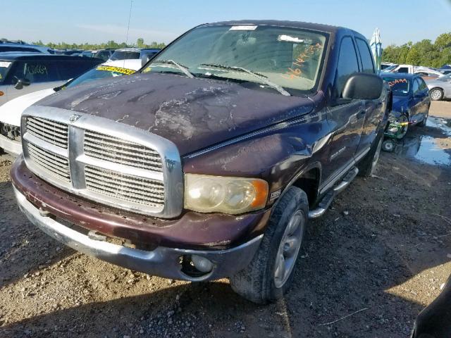 1D7HU18D44S663186 - 2004 DODGE RAM 1500 S PURPLE photo 2