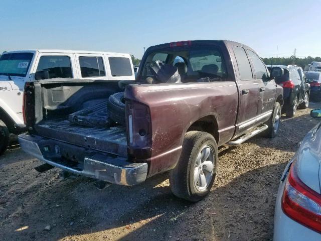 1D7HU18D44S663186 - 2004 DODGE RAM 1500 S PURPLE photo 4