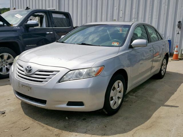 4T1BE46K37U110551 - 2007 TOYOTA CAMRY NEW SILVER photo 2