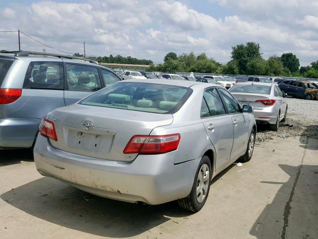 4T1BE46K37U110551 - 2007 TOYOTA CAMRY NEW SILVER photo 4