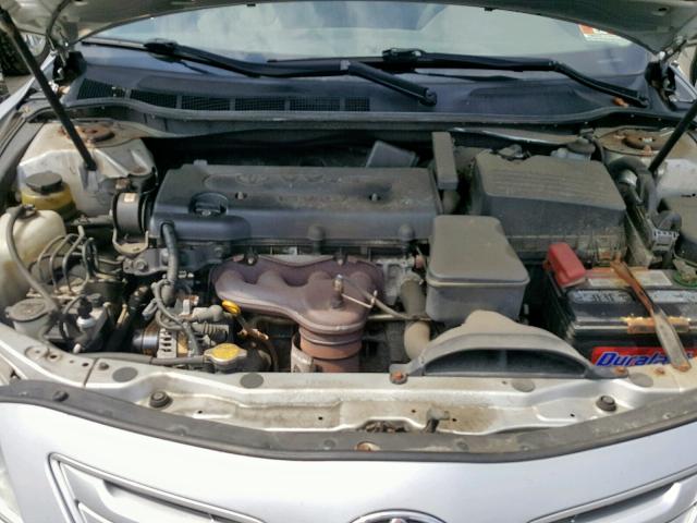 4T1BE46K37U110551 - 2007 TOYOTA CAMRY NEW SILVER photo 7