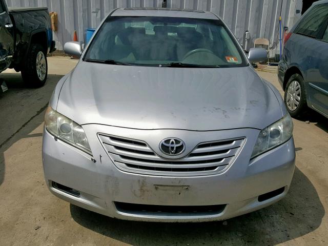 4T1BE46K37U110551 - 2007 TOYOTA CAMRY NEW SILVER photo 9