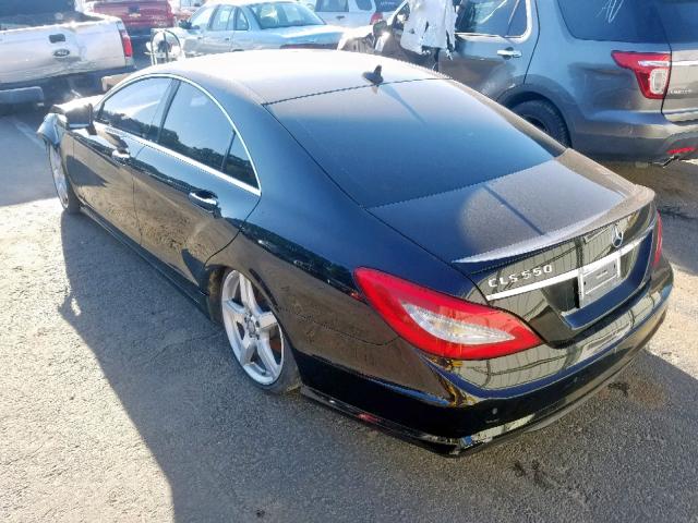 WDDLJ7DB7DA089358 - 2013 MERCEDES-BENZ CLS 550 BLACK photo 3