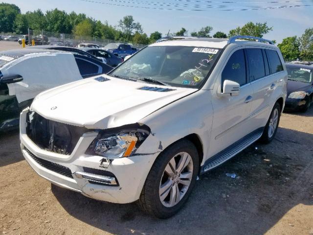 4JGBF7BE7BA644645 - 2011 MERCEDES-BENZ GL 450 4MA WHITE photo 2