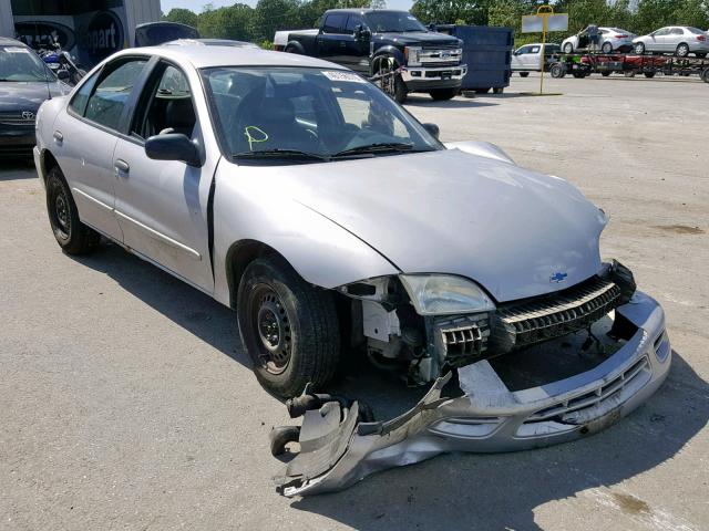 1G1JC524217315084 - 2001 CHEVROLET CAVALIER B SILVER photo 1