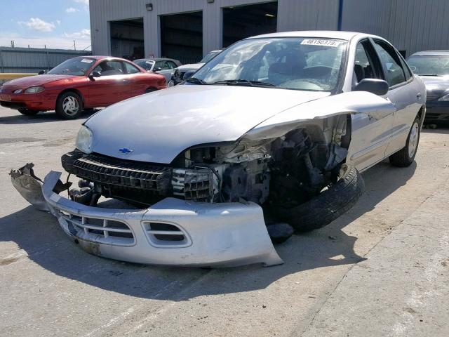 1G1JC524217315084 - 2001 CHEVROLET CAVALIER B SILVER photo 2