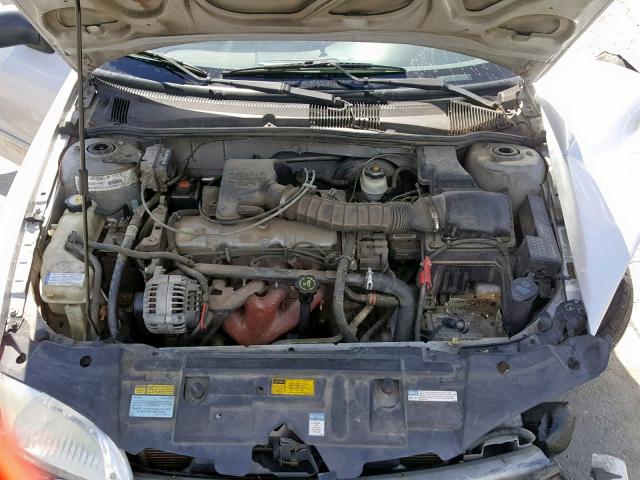 1G1JC524217315084 - 2001 CHEVROLET CAVALIER B SILVER photo 7