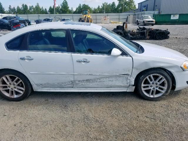 2G1WC5E30D1191407 - 2013 CHEVROLET IMPALA LTZ WHITE photo 9