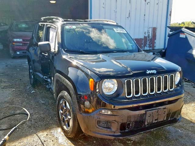 ZACCJBAB8JPH44799 - 2018 JEEP RENEGADE S BLACK photo 1