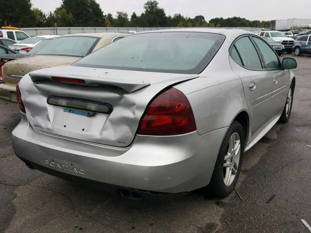 2G2WR554561279861 - 2006 PONTIAC GRAND PRIX SILVER photo 4