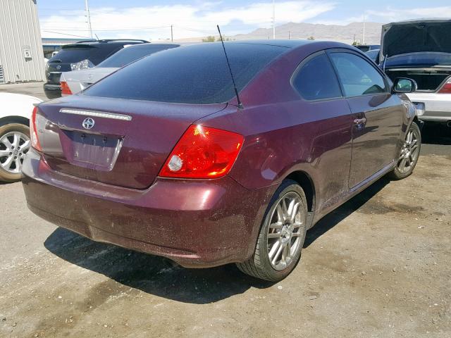 JTKDE177450019744 - 2005 TOYOTA SCION TC იასამნისფერი ფოტო 4