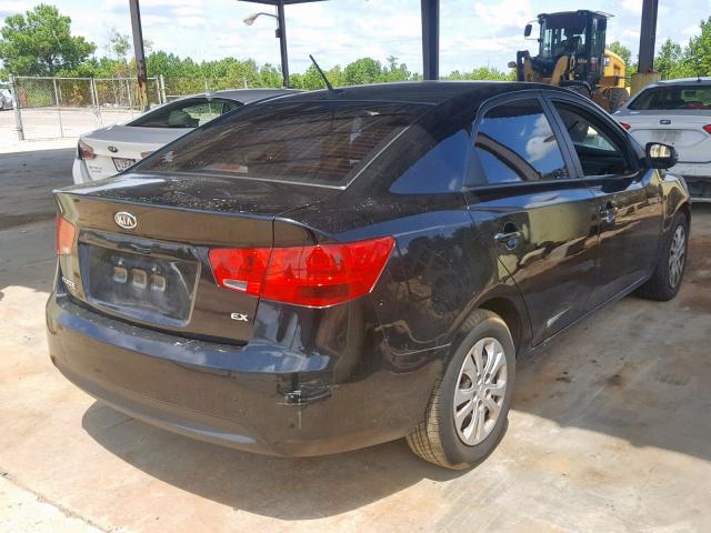 KNAFU4A26C5511335 - 2012 KIA FORTE EX BLACK photo 4