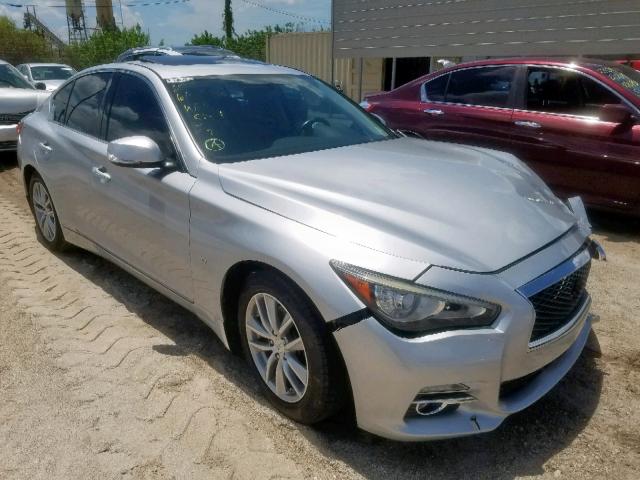 JN1BV7AP9EM689019 - 2014 INFINITI Q50 BASE SILVER photo 1