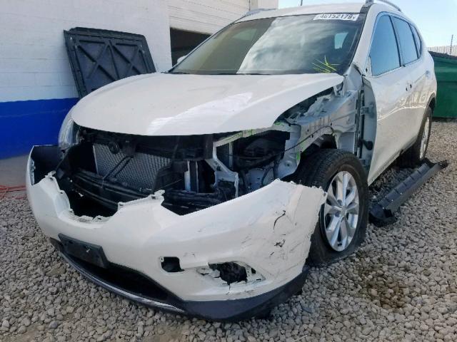 JN8AT2MV6GW152289 - 2016 NISSAN ROGUE S WHITE photo 9