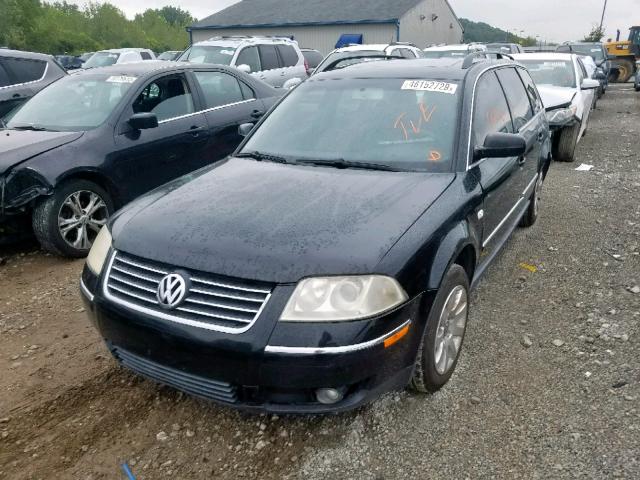 WVWVD63B72E400718 - 2002 VOLKSWAGEN PASSAT GLS BLACK photo 2