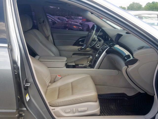 JH4KB2F69AC001088 - 2010 ACURA RL GRAY photo 5