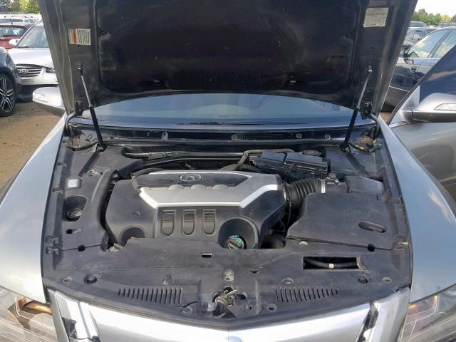 JH4KB2F69AC001088 - 2010 ACURA RL GRAY photo 7