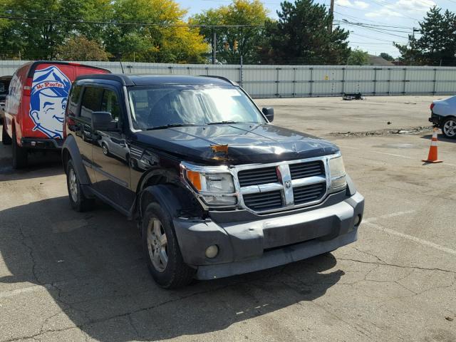 1D8GU28K67W643417 - 2007 DODGE NITRO SXT BLACK photo 1