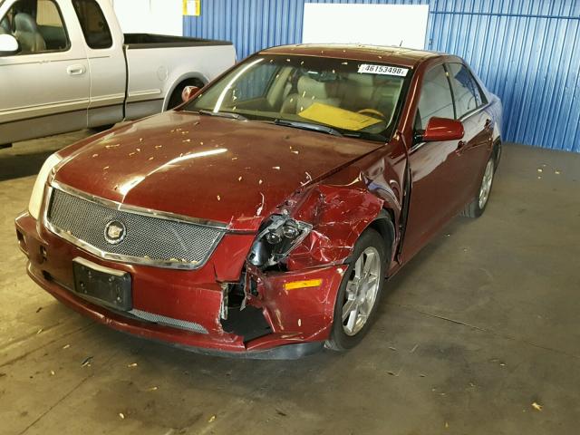 1G6DW677760156554 - 2006 CADILLAC STS RED photo 2