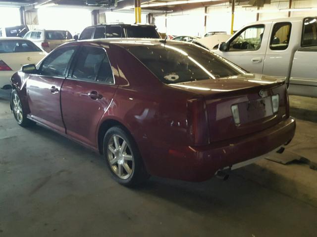 1G6DW677760156554 - 2006 CADILLAC STS RED photo 3