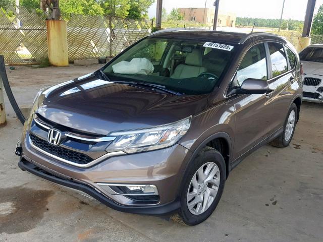 2HKRM3H73FH511423 - 2015 HONDA CR-V EXL SILVER photo 2