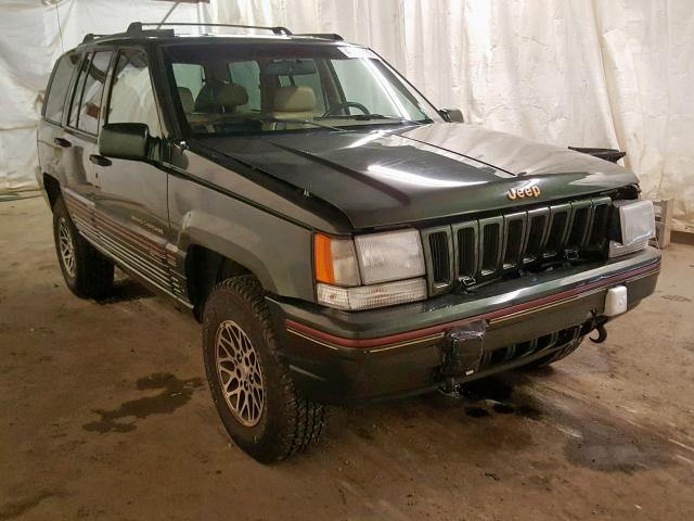 1J4GZ78YXSC622883 - 1995 JEEP GRAND CHER GREEN photo 1