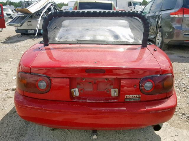 JM1NA3516L0143450 - 1990 MAZDA MX-5 MIATA RED photo 6