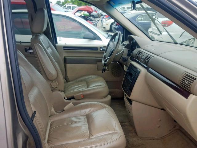 2FMZA58226BA35228 - 2006 FORD FREESTAR L BEIGE photo 5