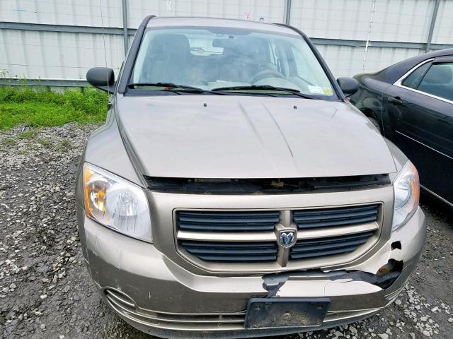 1B3HB28B88D681125 - 2008 DODGE CALIBER TAN photo 9