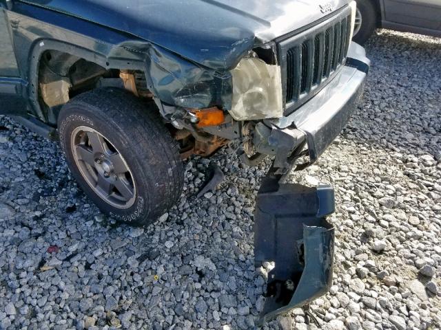 1J8HG48K06C122823 - 2006 JEEP COMMANDER 绿色 照片 9