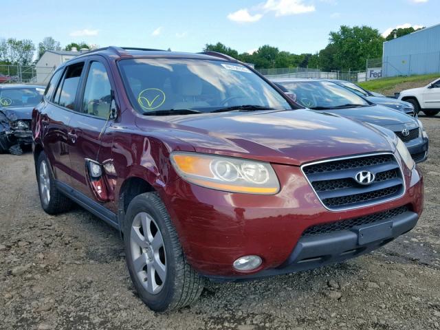 5NMSH73E69H231757 - 2009 HYUNDAI SANTA FE S RED photo 1