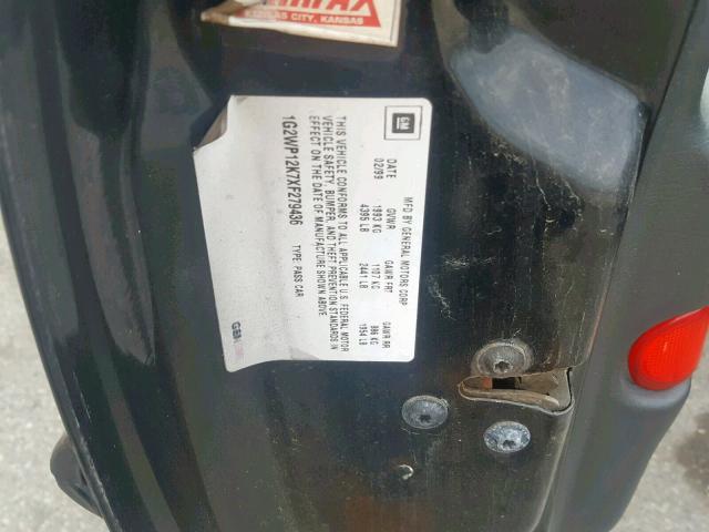 1G2WP12K7XF279436 - 1999 PONTIAC GRAND PRIX BLACK photo 10