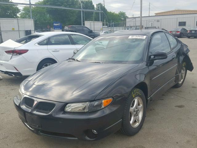 1G2WP12K7XF279436 - 1999 PONTIAC GRAND PRIX BLACK photo 2