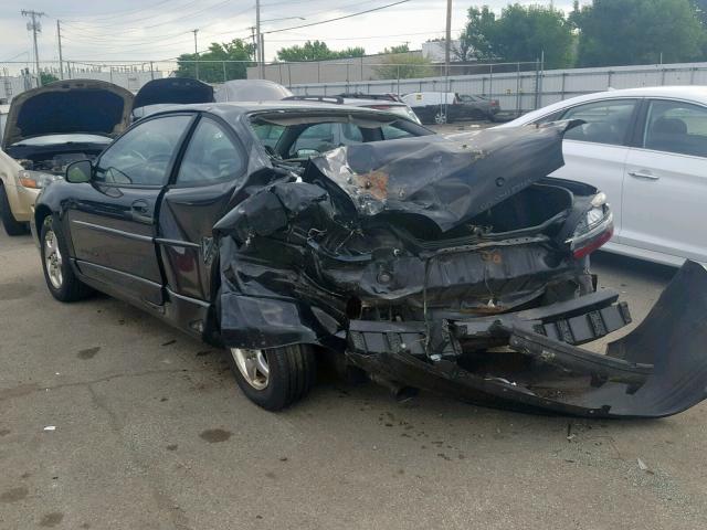 1G2WP12K7XF279436 - 1999 PONTIAC GRAND PRIX BLACK photo 3