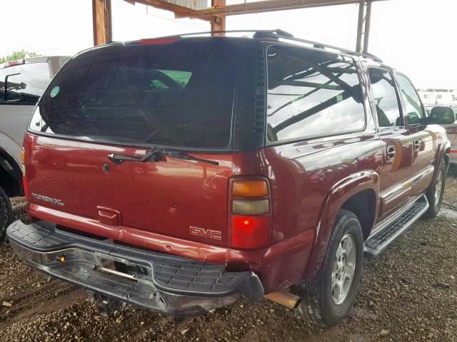 1GKEC16Z33J279200 - 2003 GMC YUKON XL C BURGUNDY photo 4