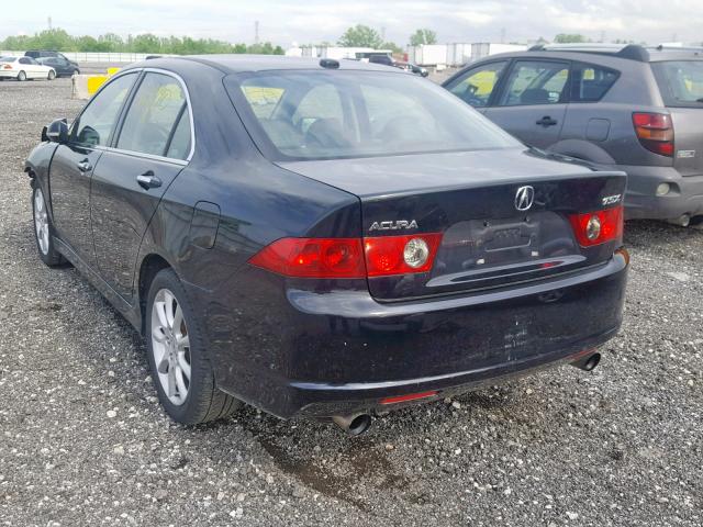 JH4CL96826C014235 - 2006 ACURA TSX BLACK photo 3