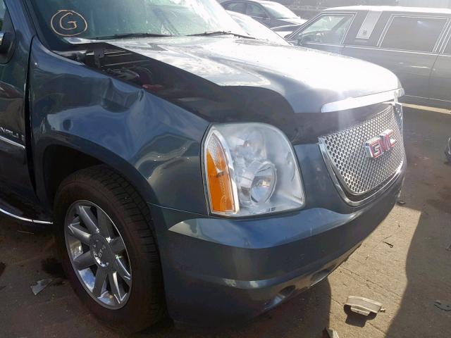 1GKFK63848J109869 - 2008 GMC YUKON DENA GREEN photo 9