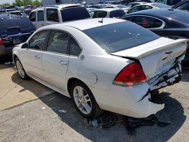 2G1WC5E35C1236047 - 2012 CHEVROLET IMPALA LTZ WHITE photo 3