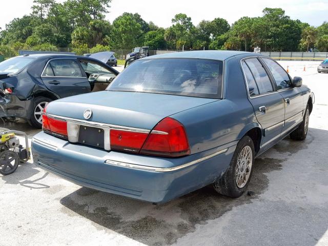 2MEFM74W9WX601387 - 1998 MERCURY GRAND MARQ GREEN photo 4