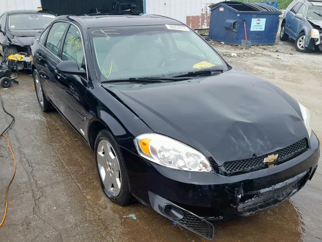 2G1WD58C089288459 - 2008 CHEVROLET IMPALA SUP შავი ფოტო 1